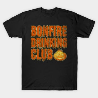 Halloween Bonfire Drinking Club T-Shirt